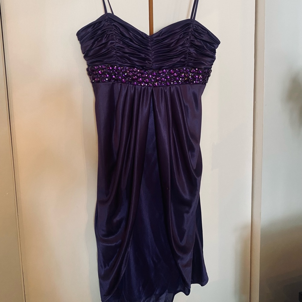 Purple sexy dress